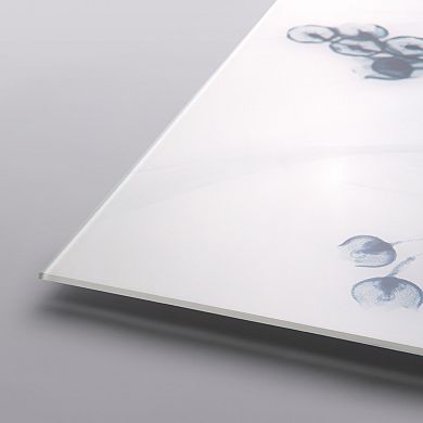 Empire Art Direct Radiant Blues 1 Tempered Frameless Glass Wall Art