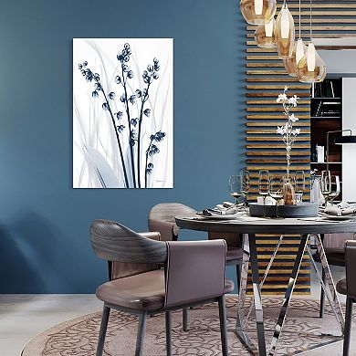 Empire Art Direct Radiant Blues 1 Tempered Frameless Glass Wall Art
