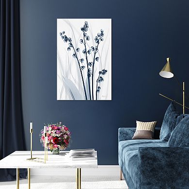 Empire Art Direct Radiant Blues 1 Tempered Frameless Glass Wall Art