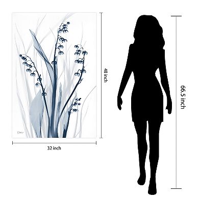 Empire Art Direct Radiant Blues 2 Tempered Frameless Glass Wall Art