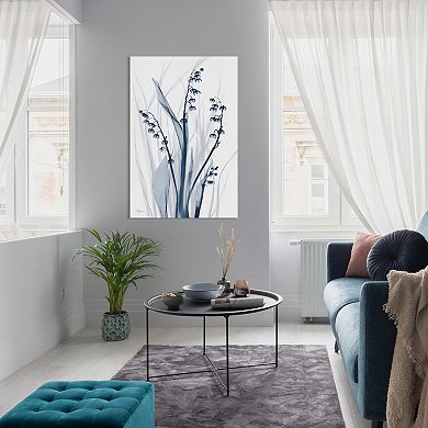 Empire Art Direct Radiant Blues 2 Tempered Frameless Glass Wall Art
