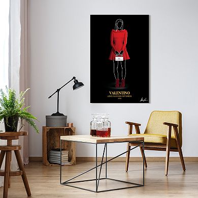 Empire Art Direct Valentino Fashion Tempered Frameless Glass Wall Art