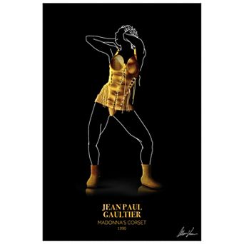 Empire Art Direct Gold Fashion Tempered Frameless Glass Wall Art
