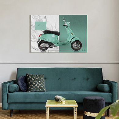 Empire Art Direct Tiffany Delivery Tempered Frameless Glass Wall Art