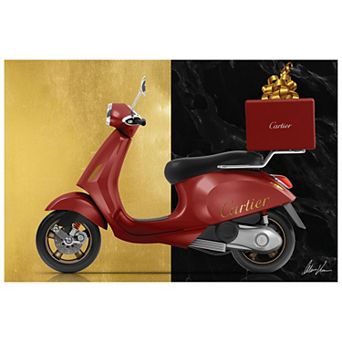 Empire Art Direct Cartier Delivery Tempered Frameless Glass Wall Art