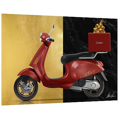 Empire Art Direct Cartier Delivery Tempered Frameless Glass Wall Art