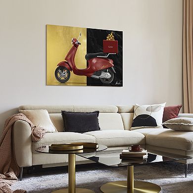 Empire Art Direct Cartier Delivery Tempered Frameless Glass Wall Art