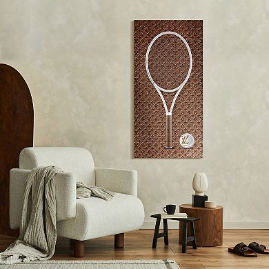 Empire Art Direct Louis Vuitton Racquet Tempered Frameless Glass Wall Art