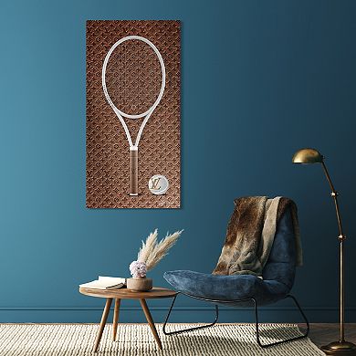 Empire Art Direct Louis Vuitton Racquet Tempered Frameless Glass Wall Art
