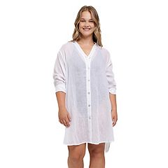 Womens Plus Cover-Up Swimsuit Cover-Ups - Swimsuits, Clothing