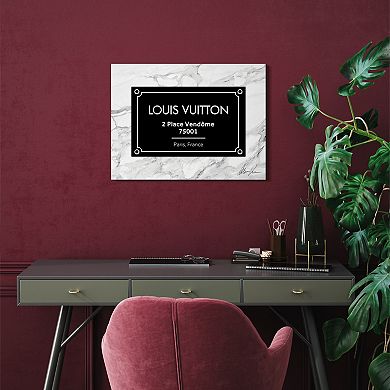 Empire Art Direct "Prestige L&V" Frameless Free-Floating Tempered Glass Wall Art