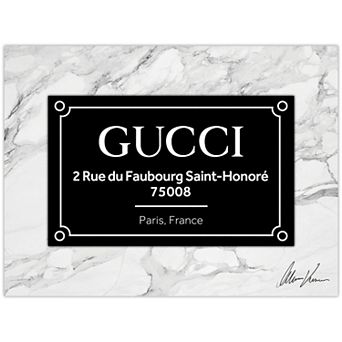 Empire Art Direct "Prestige G" Frameless Free-Floating Tempered Glass Wall Art