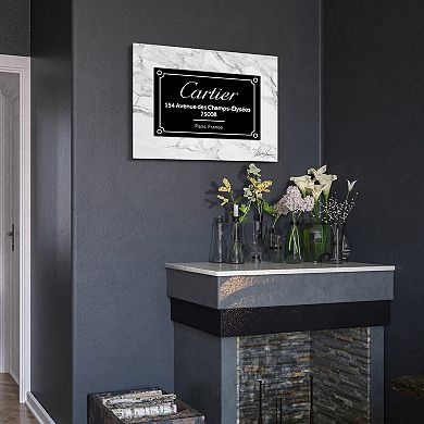 Empire Art Direct "Prestige C" Frameless Free-Floating Tempered Glass Wall Art