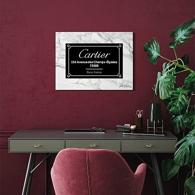 Empire Art Direct "Prestige C" Frameless Free-Floating Tempered Glass Wall Art