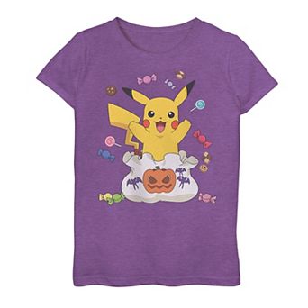 Girls 7-16 Pokemon Pikachu Treat Bag Of Candies Tee
