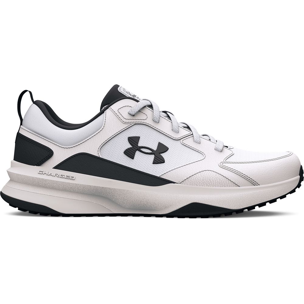 Under Armour Charged Edge Men s Training Shoes White Black