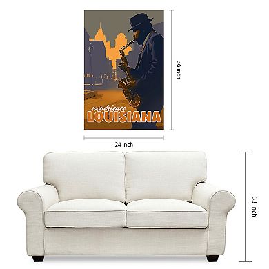 Empire Art Direct "Down In The Bayou" Frameless Free-Floating Tempered Glass Panel Graphic Wall Art