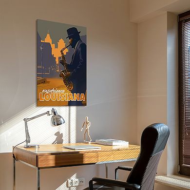 Empire Art Direct "Down In The Bayou" Frameless Free-Floating Tempered Glass Panel Graphic Wall Art