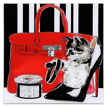 Empire Art Direct "Woman's Best Friends 2" Frameless Free-Floating Tempered Glass Panel Graphic Wall Art