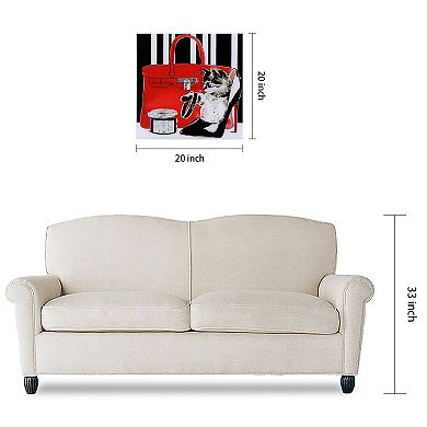 Empire Art Direct "Woman's Best Friends 2" Frameless Free-Floating Tempered Glass Panel Graphic Wall Art