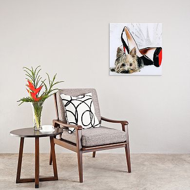 Empire Art Direct "Red Soles" Frameless Free-Floating Tempered Glass Panel Graphic Wall Art
