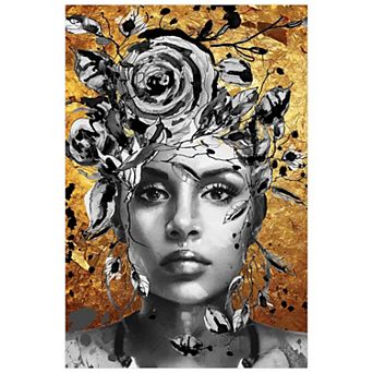 Empire Art Direct "Be yourself II" Frameless Free-Floating Tempered Glass Panel Graphic Wall Art