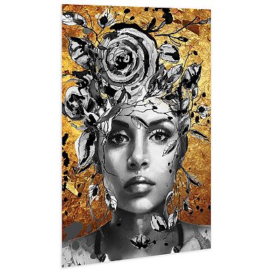 Empire Art Direct "Be yourself II" Frameless Free-Floating Tempered Glass Panel Graphic Wall Art