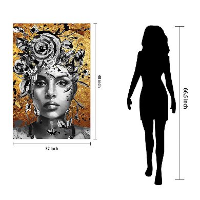 Empire Art Direct "Be yourself II" Frameless Free-Floating Tempered Glass Panel Graphic Wall Art