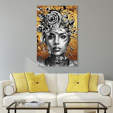 Empire Art Direct "Be yourself II" Frameless Free-Floating Tempered Glass Panel Graphic Wall Art