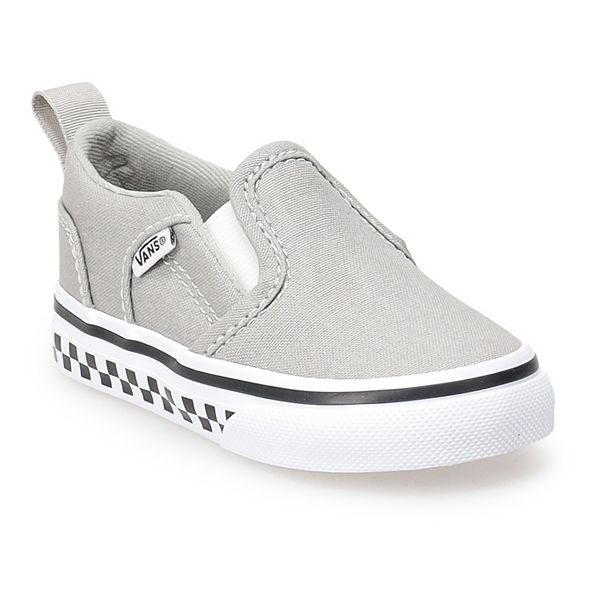 Charcoal slip on vans womens best sale