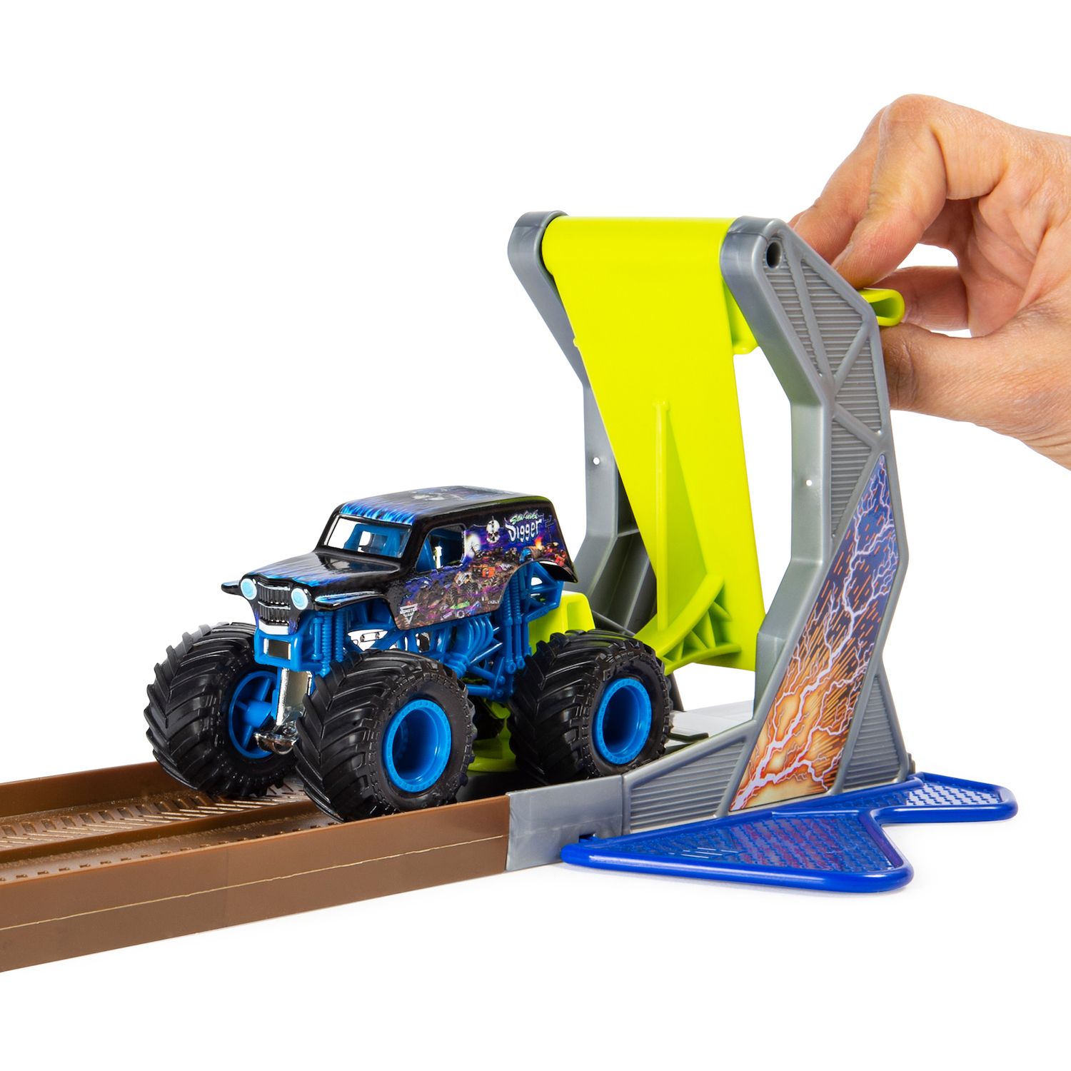 Monster Jam Official Megalodon Mayhem Playset With Exclusive Monster Truck