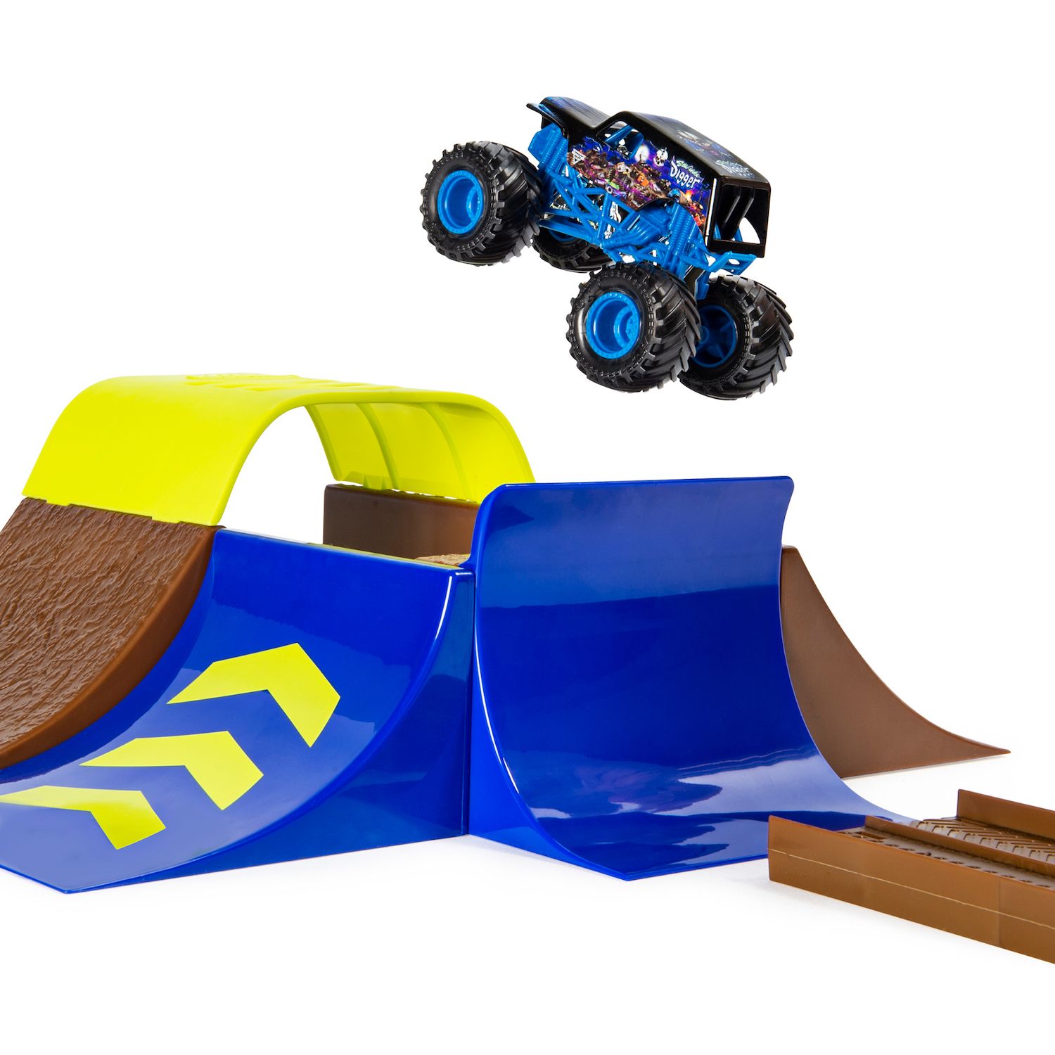 Monster Jam Official Megalodon Mayhem Playset With Exclusive Monster Truck