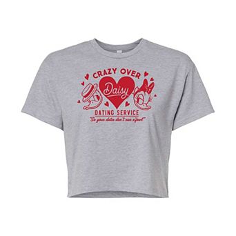Disney's Donald & Daisy Duck Juniors' Crazy Cropped Tee
