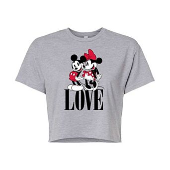 Disney's Mickey & Minnie Mouse Juniors' Love Copped Tee