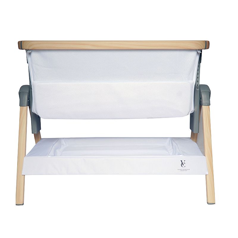 Venice Child California Dreaming Bedside Bassinet, White Wood