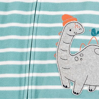 Toddler Boy Carter's Fleece Dinosaur Footless Pajamas