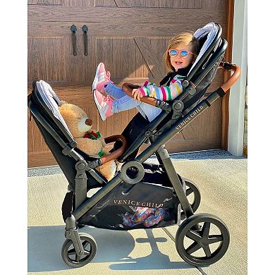 Venice Child Maverick Single to Double Stroller & 2nd Toddler Seat