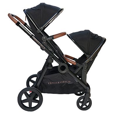 Venice Child Maverick Single to Double Stroller & 2nd Toddler Seat