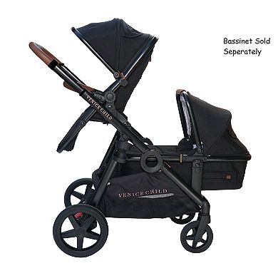 Venice Child Maverick Single to Double Stroller & 2nd Toddler Seat