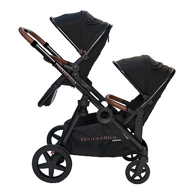 Venice Child Maverick Single to Double Stroller & 2nd Toddler Seat