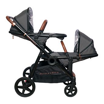 Venice Child Maverick Single to Double Stroller & 2nd Toddler Seat