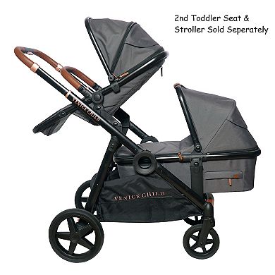 Venice Child Maverick Stroller Stand-Alone Bassinet Eclipse