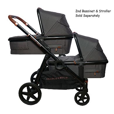 Venice Child Maverick Stroller Stand-Alone Bassinet Eclipse