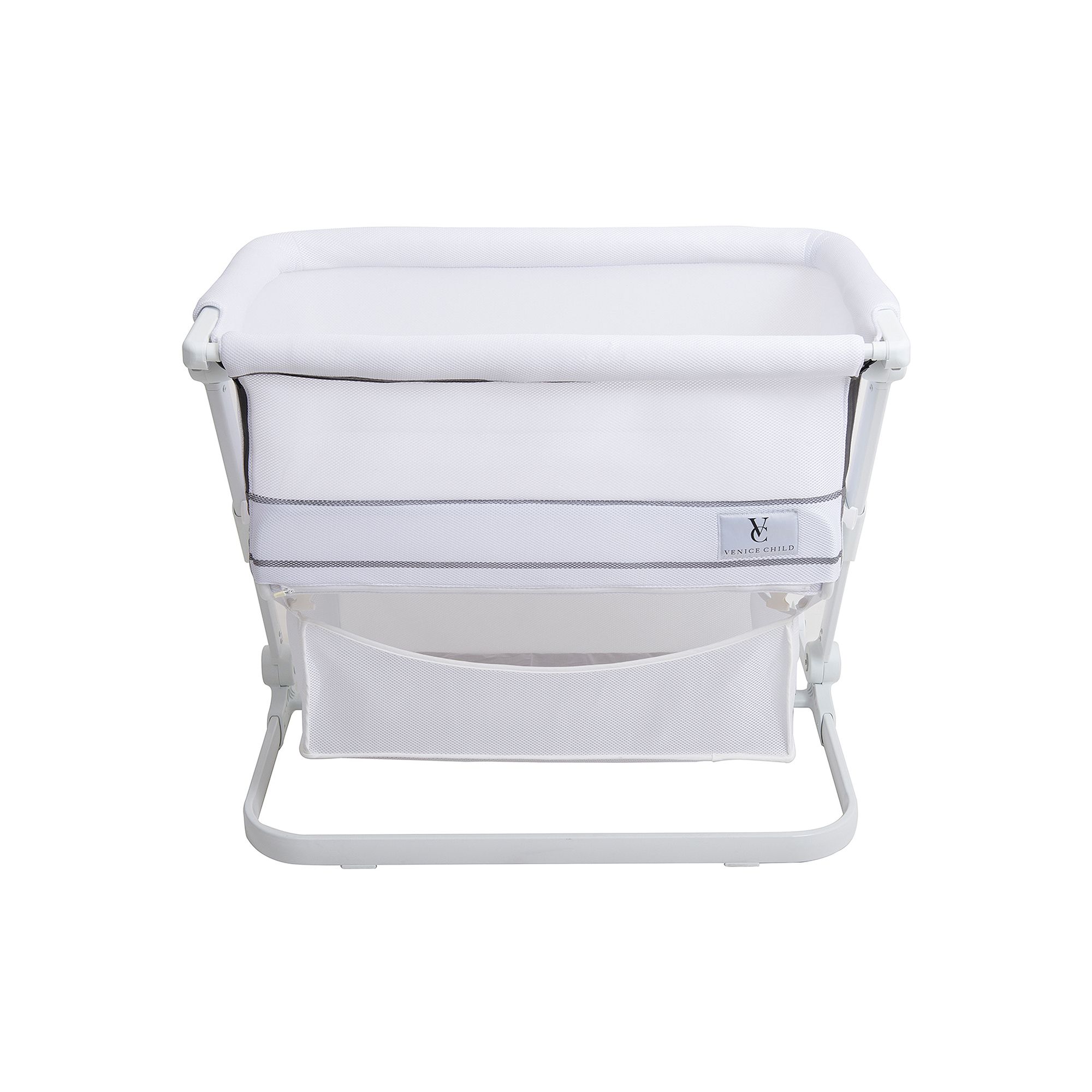 Venice Child Sunset Dreaming Bedside Bassinet, White
