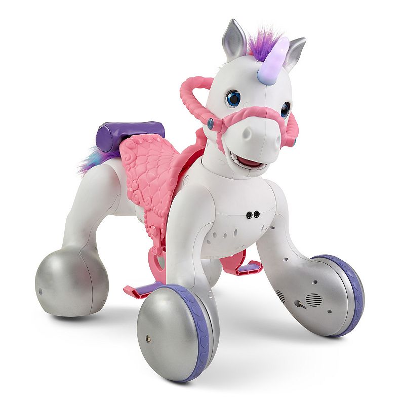 Kid Trax 12-Volt Play & Ride Unicorn Ride-On Toy, White