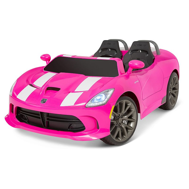 Kid Trax 12 Volt Dodge SRT Viper ERO Ride-On Toy, Pink