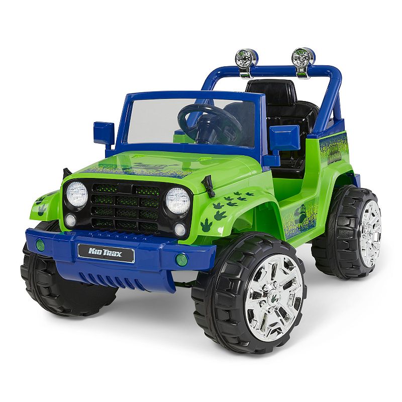 Kid Trax Dino Tracker 4x4 Ride-On Toy, Green