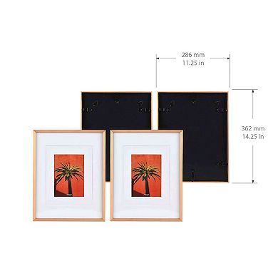 New View Gifts & Accessories Metal 2-piece Matted Picture Frame Set