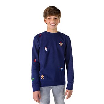 Boys 10-16 OppoSuits Christmas Icons Sweatshirt