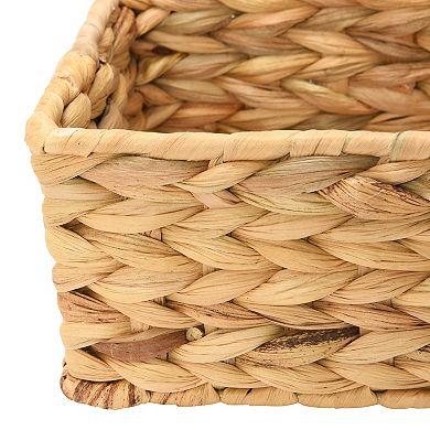 Household Essentials Hyacinth Rectangular Storage Basket